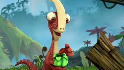 Found one! Ha, ha! All right! - Gigantosaurus