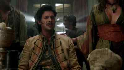 Found that.
At the inn by the bar. - Black Sails