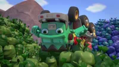 -Found ya!
-[fingers snap] - Mighty Monsterwheelies