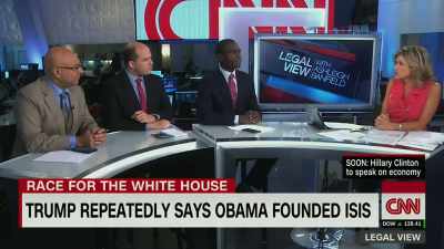 - Founding ISIS would be,
I mean, that's treason. - The Accidental President