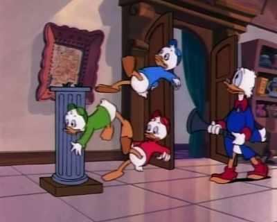 Four oxygen tanks, - DuckTales