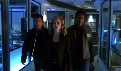 Four shots on a level spread. He
was shooting at a moving target. - CSI: Crime Scene Investigation