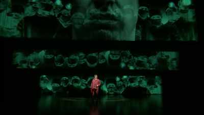 'Four: the whole service will be run
on voluntary hospitals.' - National Theatre Live: Nye