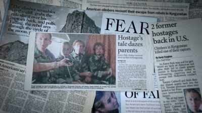 Four young Americans
face a life or death choice, - The Dawn Wall