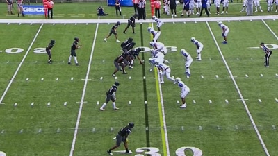 Fourth and one from
inside its own 30. - BS High