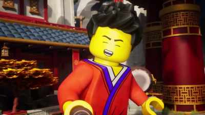 -Frak is victorious!
-[cheering] - LEGO Ninjago: Dragons Rising