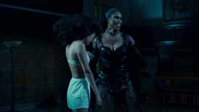 [FRANK BLOWING RASPBERRY
AND ROCKY CHUCKLING] - The Rocky Horror Picture Show: Let's Do the Time Warp Again