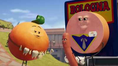 Frank, just because you saw me
hand them teeth, - Sausage Party: Foodtopia