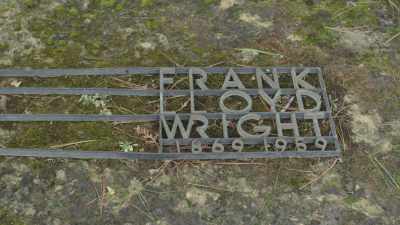Frank Lloyd Wright was laid
to rest in the one place - Frank Lloyd Wright: The Man Who Built America