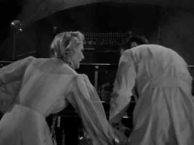 Frank! Stop it! - Frankenstein Meets the Wolf Man