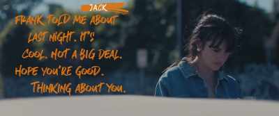 FRANK SUFFER BUDDY
HEY JUST TOLD JACK WE TALKED - Endings, Beginnings