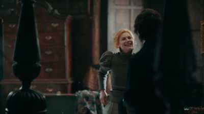- [Frankie] 374.373…
- [chuckles, sighs] - The Essex Serpent