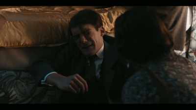 FRANKLIN GROANS
- FLORENCE GASPS - Agatha and the Truth of Murder