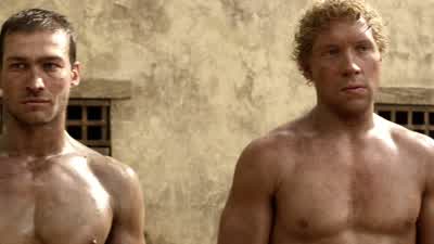 Weak. Weak! A pile of shit. Not a cock among them. Well, then you should join them, you little cunt. - Spartacus