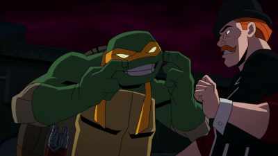 Freaky aliens. - Batman vs Teenage Mutant Ninja Turtles