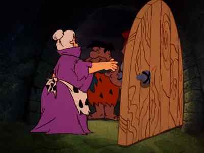 Fred chuckles Hi there - The Flintstones Meet Rockula and Frankenstone