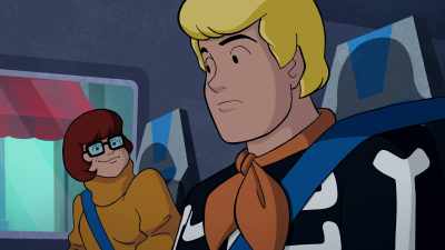 Fred, we don't have to worry about
fixing the Mystery Machine anymore. - Happy Halloween, Scooby-Doo!