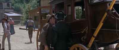 Fred, got a passenger for ya
on the through stage. - The Shakiest Gun in the West
