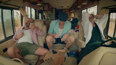 - (FREDDIE AND PADDY GROAN)
- (CHRIS GUFFAWS) - Top Gear