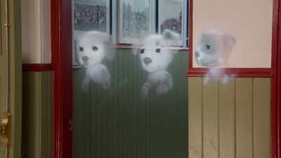 Freddie's parents are
going to sell the house. - Phantom Pups