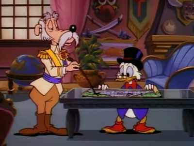 -Free food!
-[Scrooge] I'll be there. - DuckTales