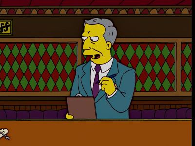 Free from infestation?
Check. - The Simpsons