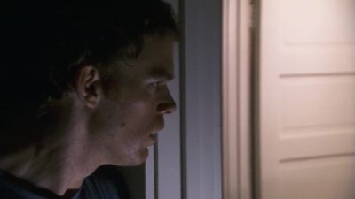Freebo. Hiding out
at his dead girlfriend's house? - Dexter