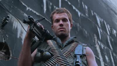 FreedomFlush out your headgear new guyYou think we waste gooks for freedomThis 1s a slaughterIf I'm gonna get my balls blown off for a wordmy word is poon tang - Full Metal Jacket