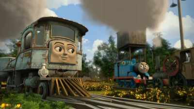 [French accent] Stealth engines
are designed to be hard to see. - Thomas & Friends: Journey Beyond Sodor