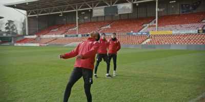 Frenchie throws it, I flick it, - Welcome to Wrexham