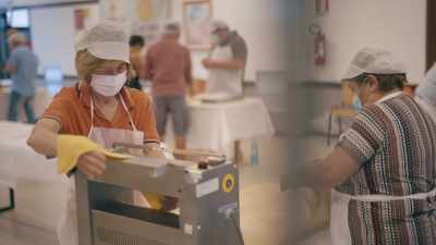 Fresh egg pasta
made from soft wheat - Stanley Tucci: Searching for Italy