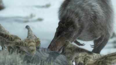 Fresh meat for her youngsters. - Prehistoric Planet