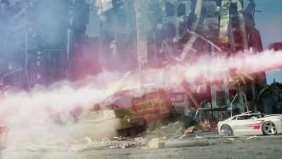 [Frida groaning]
 [objects crashing] - Giantess Attack vs. Mecha Fembot