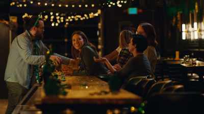 [friends chattering] - The Holiday Club