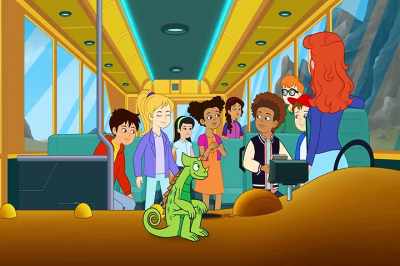 [Frizzle] Page after page after page! - The Magic School Bus Rides Again