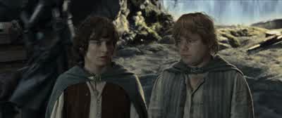 Frodo Baggins is my name, and this is Samwise Gamgee. - The Lord of the Rings: The Two Towers