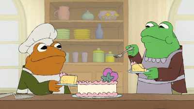 [Frog gulps] Mmm. [exclaims] - Frog and Toad