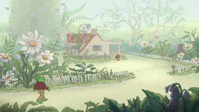 [Frog hums, scatting] - Frog and Toad