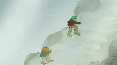 Frog, the wind is too windy. - Frog and Toad