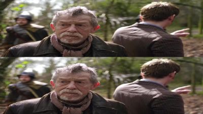 Frogs Nice You heard her Doctor what's going on - "Doctor Who" The Day of the Doctor