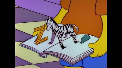 From A-apple to Z-zebra, - The Simpsons