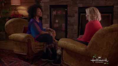From across the room. - Christmas at Holly Lodge