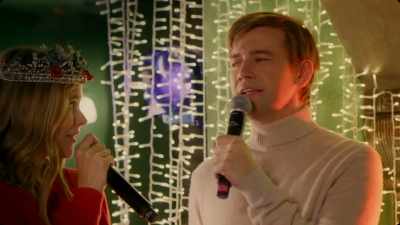 From angels bending
near the earth, - Much Ado About Christmas