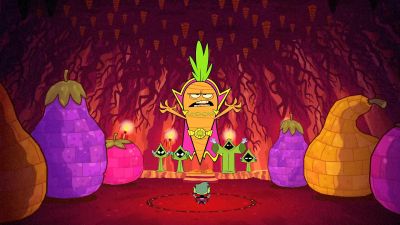 From deep within the green, - Teen Titans Go!