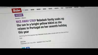 From my experience,
it's unusual to get so much good publicity - Coleen Rooney: The Real Wagatha Story