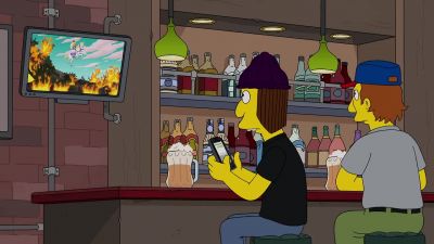 From now on, hands off Bart. - The Simpsons