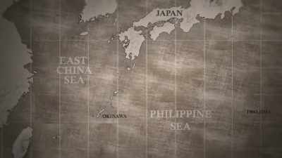 From Okinawa,
Americans can stage - The Pacific War in Color