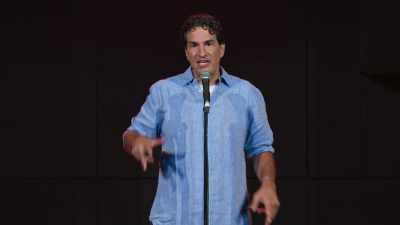From this pocket,
he removed an orange. - Gary Gulman: Born on 3rd Base