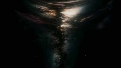 From the moment the black hole formed, - Universe