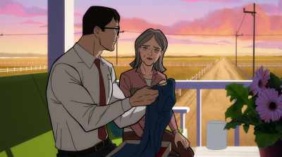 From the only fabric I know
that's been to outer space. - Superman: Man of Tomorrow